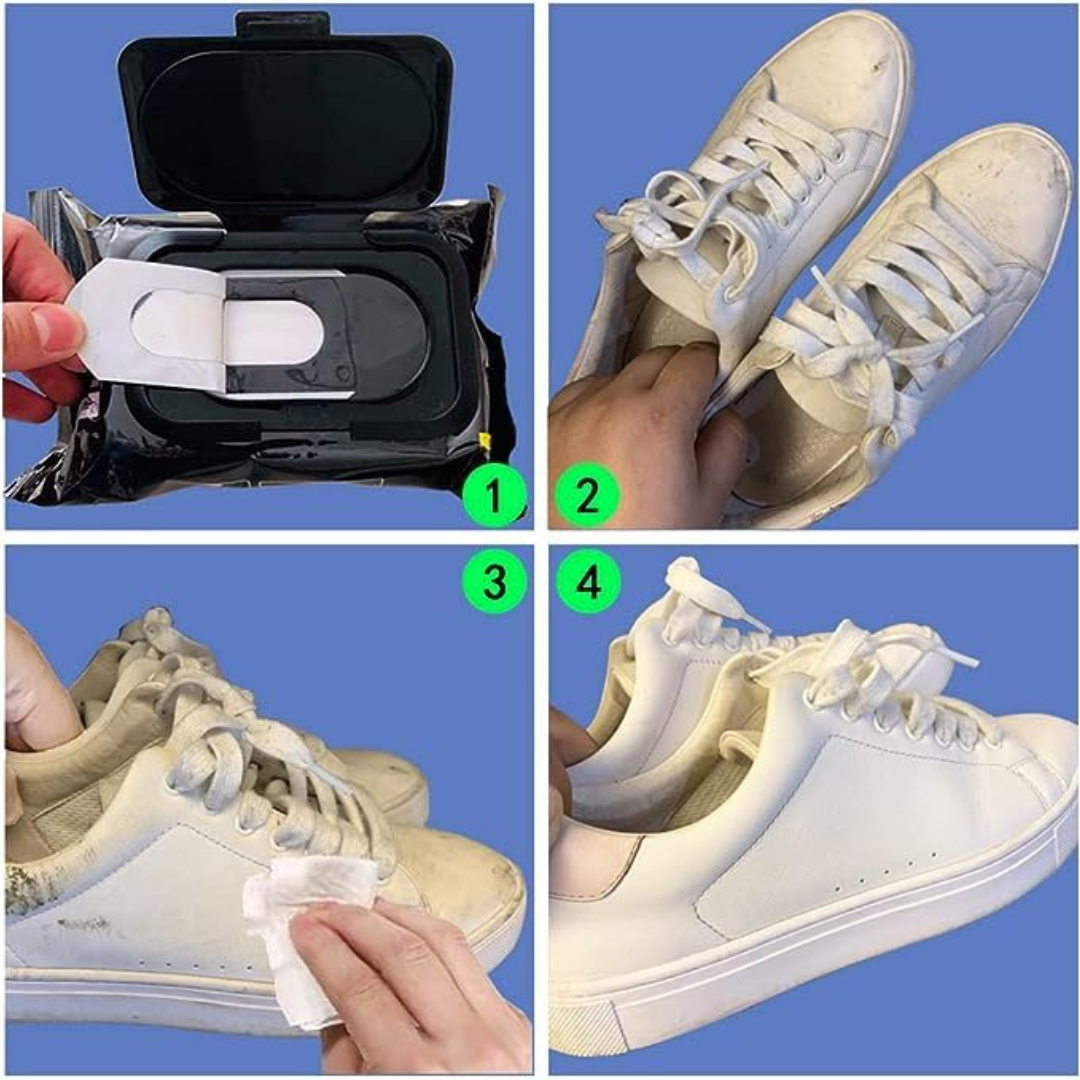 Natural Sneaker & Shoe Cleaner Wipes