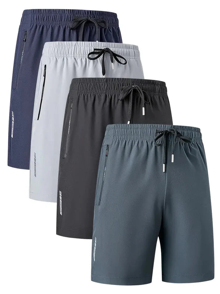 Combo of 4 Men's Stretchable Cotton Shorts for summers ☀️(₹224/piece)